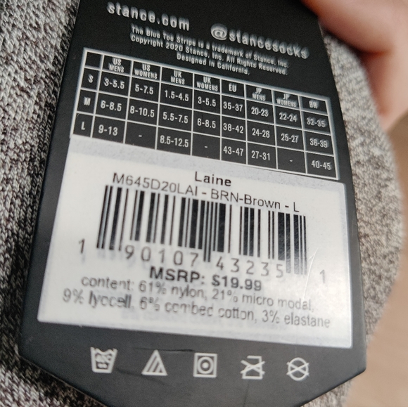 NWT STANCE Men's Dress Socks - Picture 4 of 7